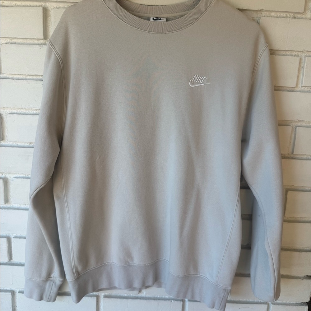 Nike Taupe Fleece Sweatshirt